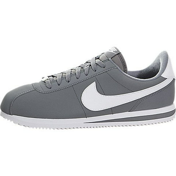 Nike Men's Cortez Basic Nbk Casual Shoe Cool Grey/White/Metallic - Walmart.com