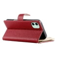 thumbnail image 2 of Funda cartera GANGXUN para iPhone 11 , cuero PU con tarjetero, cremallera, correa de mano, soporte y protección 539°, 2 of 6