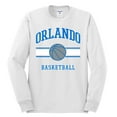 thumbnail image 2 of Wild Bobby City of Orlando Basketball Fantasy Fan Sports Mens Long Sleeve Shirt, White, XX-Large, 2 of 5
