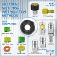 thumbnail image 4 of Sewer Jet Nozzle Kit, Drain Sewer Cleaning Tool for Pressure Washer, Pipe System, 5000Psi,1/4 Quick Connect, 4 of 8