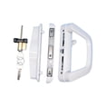 thumbnail image 1 of Inteprter Reemplazo del juego de manijas de puerta corredera con llaves con construcción de aleación de zinc para una puerta corredera segura y Cerraduras de hardware Bloqueo unilateral, 1 of 6