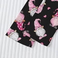 thumbnail image 5 of Einccm Girls 2-Piece Pajama Set, Long Sleeve Top and Short Pants with Button-Down Collar and Cute Print, Soft Polyester Comfort Fit for Casual Daily Wear, Ages 4-7 Years, 5 of 9