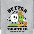 thumbnail image 3 of Instant Message - Golf Mascots Better Together Graphic Fleece Sweatshirt, 3 of 6