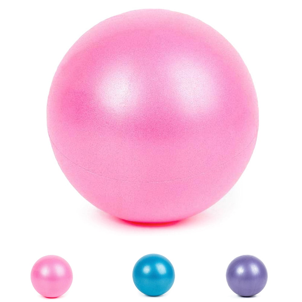 X&W Mini Pilates Ball Therapy Recovery Workout Barre Bender Core Training Pink Small Exercise Ball with Needle Pump for Fitness X&W Mini Pilates Ball Therapy Recovery Workout Barre Bender Core Training Pink Small Exercise Ball with Needle Pump for Fitness