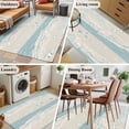 thumbnail image 5 of Rectangle Area Rugs 3 x 5 Ft, Summer Beach Non-Slip Residential Carpet, Ocean Coastal Crabs Sea Turtles Corals Starfish Indoor Crawling Mats Runner Rugs for Living Room/Dining Room/Bedroom, 5 of 8