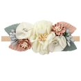 thumbnail image 3 of 3 piezas de diademas de nailon para niña, banda elástica para el pelo con flores, lazos, accesorios para el cabello para recién nacido, niño pequeño   JM, 3 of 5