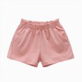 thumbnail image 4 of KPOPLK Girls Cotton Athletic Shorts Quick-Drying Toddler Summer Running Shorts Dolphin Yoga Shorts for Kids Size 4-5 Years,Light Pink, 4 of 4