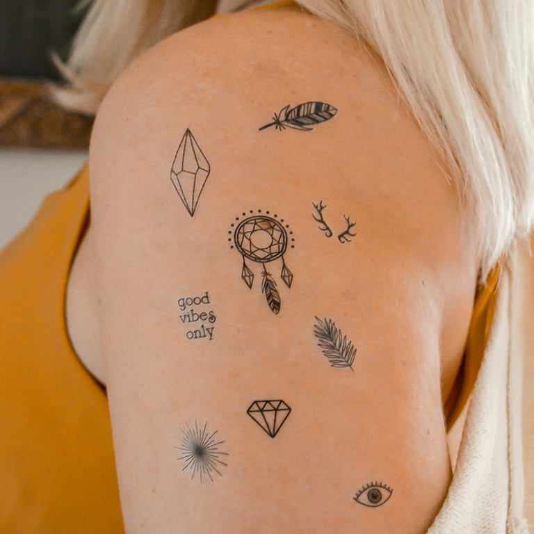 metallic ink tattoos