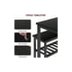 thumbnail image 5 of 4-person dining mesa set: moderno kitchen mesa con sillas y bench, ideal para para small spaces. features a metal frame y almacenamiento rack, perfect para apartments, 5 of 6