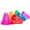 Multi, variant on MRLESS 20pcs Skating Training Cones Plastic Roller Skating Cones Small Road Cones Practice Traffic Cones with Hole for Skating Football Training Activities