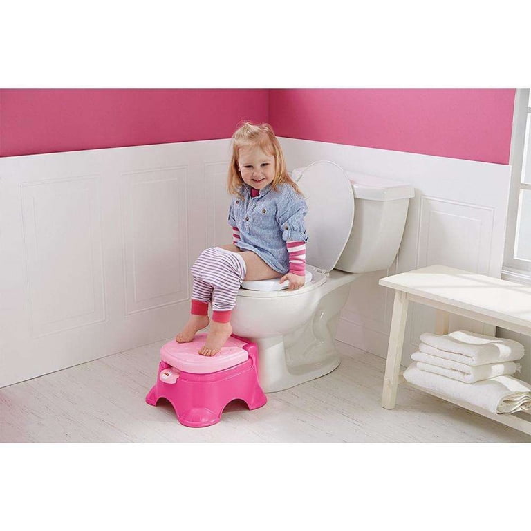 Fisher-Price Royal Stepstool Potty - 3-in-1 Training Toilet With Music & Removable Basin, Converts To Stool