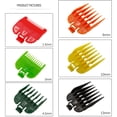 thumbnail image 3 of 8 Sizes Professional Cutting Guide Comb Set Colorful Limit Comb Set Replacement for Wahl Electric Hair Trimmer Shaver Hairdressing Tool, 3 of 8
