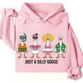thumbnail image 3 of Just a Silly Goose Hoodie – Funny Summer Goose Graphic Sweatshirt, Cute Beach Vacation Pullover for Women & Men, 3 of 6
