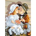 thumbnail image 1 of Cuadros Decorativos Niño y niña 5D DIY Diamond Painting Kits Resin Full Round DQrwqpou Nuevos Originales, 1 of 8