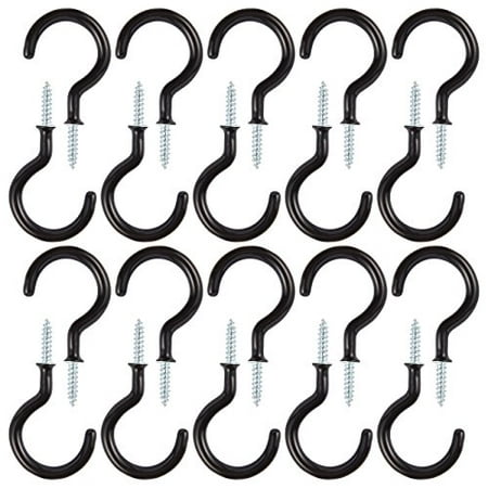 20 Pieces Ceiling Hooks Rubber Coated Screw Hooks For Holding