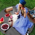 thumbnail image 6 of Baseball Round Tablecloth 54 inches Sports Gray Background Cartoon Waterproof Oil-Proof Table Cloth Round Table Cover for Holiday Party Picnic Dinner Decor Indoor and Outdoor Use, 6 of 9