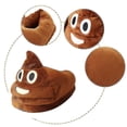 thumbnail image 3 of Funny Poo Slippers Cute Expressions Warm Memory Foam Plush House Shoes Soft And Comfortable Non-slip Winter Slippers, 3 of 5