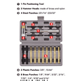 thumbnail image 2 of Professional Roll Pin Punch Set & Hammer -With Brass, Steel, Plastic Punches and Interchangeable Head, 2 of 6