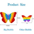 thumbnail image 2 of Fidget Toy HUOGUO Jumbo Big Butterfly Pop It Rainbow, 2 of 4