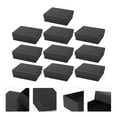 thumbnail image 3 of Jiyike 10PCS Simple Jewelry Wrapping Boxes Kraft Paper Jewelry Boxes with Sponge(Black), 3 of 10