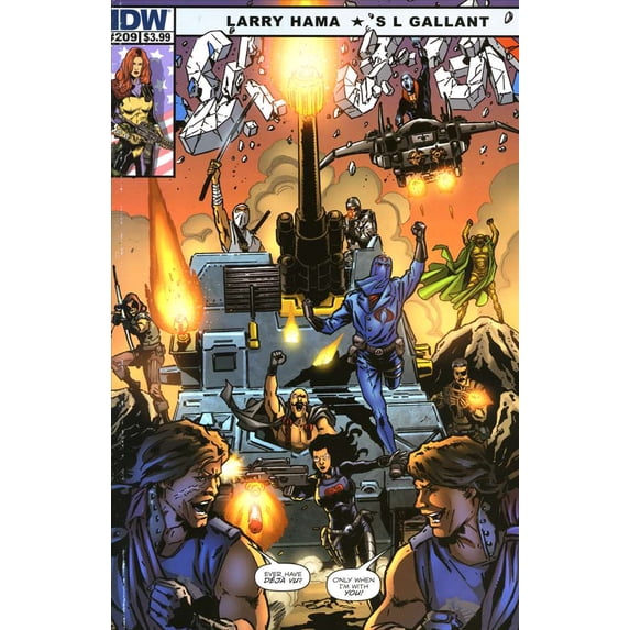 G.I. Joe, A Real American Hero #209 VF ; IDW Comic Book