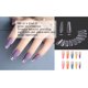 thumbnail image 4 of 500 puntas de uñas artificiales, uñas postizas, puntas de uñas naturales con caja transparente, forma de ataúd largo Ormromra MZQ-0153, 4 of 9