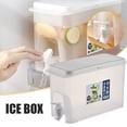 thumbnail image 2 of 3.5L Water Container with Faucet Faucet Household Beverage Beverage Dispenser 360-Degree Rotation Bucket Drinkware Kettle Juice Cool Teapot Refrigerator, 2 of 8
