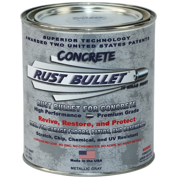 Rust Bullet - For Concrete Protective Floor Coating - Quart