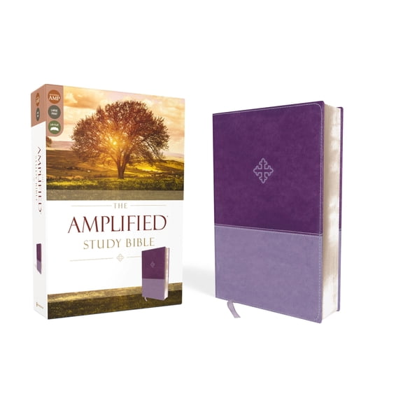Amplified Study Bible, Imitation Leather, Purple, (Hardcover)