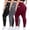 Black/Dark Grey/Wine, variant on 3 Pack Plus Size Leggings with Pockets for Women - High Waisted Tummy Cool Spandex Soft Black Workout Yoga Pants