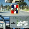thumbnail image 7 of Anley 4 X 6 Inch Dominican Republic Fringy Window Hanging Flag - Mini Flag Banner & Car Rearview Mirror Décor - Fringed & Double Sided - Dominican Hanging Flag with Suction Cup, 7 of 7