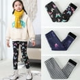 thumbnail image 1 of SILVERCELL Kids Girls Winter Leggings Thick Warm Toddler Pants Fleece Lined Leggings for Girls 2-12 Years, 1 of 7