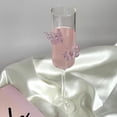 thumbnail image 4 of 2 Pack Champagne Glasses with 3D Butterflies, Wine Cocktails Glassware for Home Bar Wedding, 4 of 7