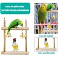 thumbnail image 4 of lote De 8 Jouet Doiseaux En Bois, Color Jouets Mcher, Perroquet Molaires Chane, Naturel Bois Balanoire,jouet Mcher Animal Pour Perruches, Calopsi, 4 of 5