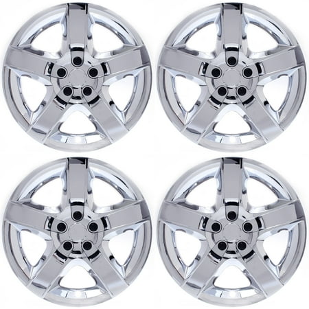 60 Spoke Billet Hub Cover Trend (Set of 4) CHROME 17