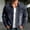 A217 Black, variant on Men's Distressed Denim Jacket Casual Button Down Trucker Coats Ripped Vintage Long Sleeve Jean Outerwear for Fall Winter