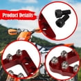 thumbnail image 6 of Luwecf Motorcycle Rear Brake Pedal Tip Easy Installation Accessories Aluminum Alloy Red, 6 of 9