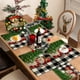 thumbnail image 1 of Decoraciones navideñas, adornos navideños, regalos navideños, manteles individuales navideños, juego de banderines de mesa, serie de lino estampado, decoración para fiestas navideñas, restaurantes, ma, 1 of 6