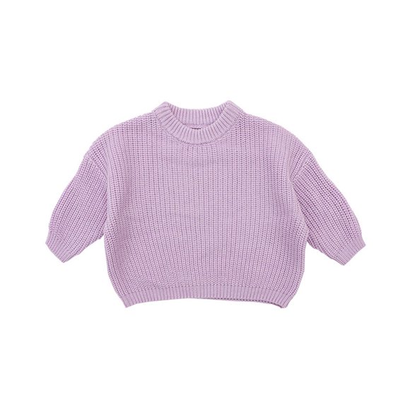 Custom Kids Girl Sweater Oversize Pullover Kitted Soft Comfortable Clothing