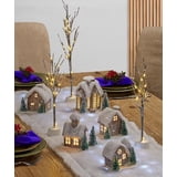 KOVOT LED Snow Christmas Holiday Decor Table Runner - Artificial Snow ...