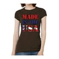 thumbnail image 1 of Womens Made in USA Short-Sleeve T-Shirt - Brown - Large, 1 of 1