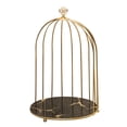 thumbnail image 2 of Perfume Rack Makeup Jewelry Display Stand Shelf Organizer Luxury Holder for Cake Display Desktop Wedding Centerpiece Serving , Black gold 1 Tier, 2 of 9