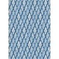 thumbnail image 1 of Ahgly Company Machine Washable Indoor Rectangle Transitional Coral Blue Area Rugs, 8' x 12', 1 of 7