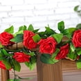 thumbnail image 7 of SPRING PARK Artificial Flower Silk Rose Leaf Garland Vine Ivy Home Wedding Garden Decor, 7 of 7