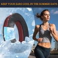 thumbnail image 3 of Almohadillas de gel refrigerante SoloWit para Bose QC35 QC35 II, color burdeos, 3 of 4