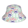 thumbnail image 3 of Daiia Bulldog Pattern Bucket Hat - Trendy Cotton Sun Hat for Beach, Golf, Fishing - Fun Outdoor Vacation Boonie for Men and Women, 3 of 9