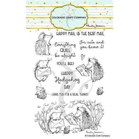 UPC: 0810043854894 | Colorado Craft Company Clear Stamps 4 X6 -Hedgehog Day-By Anita Jeram