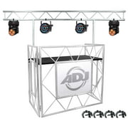American DJ Pro Event Table II DJ Booth Facade+Truss+2 Moving Heads+2 Par Lights
