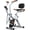 Silver Grey, variant on Folding Exercise Bike, Foldable Upright Stationary Bike, Indoor Cycling Magnetic X-Bike with 8-Level Adjustable Resistance, 6.6 LBS Flywheel, 300LB Capacity, Back Support Cushion for Home Gym