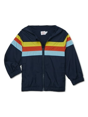 Wonder Nation Toddler Boy Striped Windbreaker Jacket